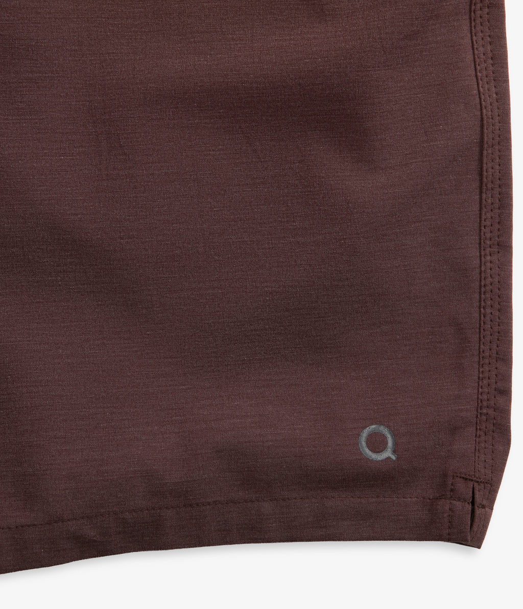 Traje de Baño Hombre Vintage Burdeo