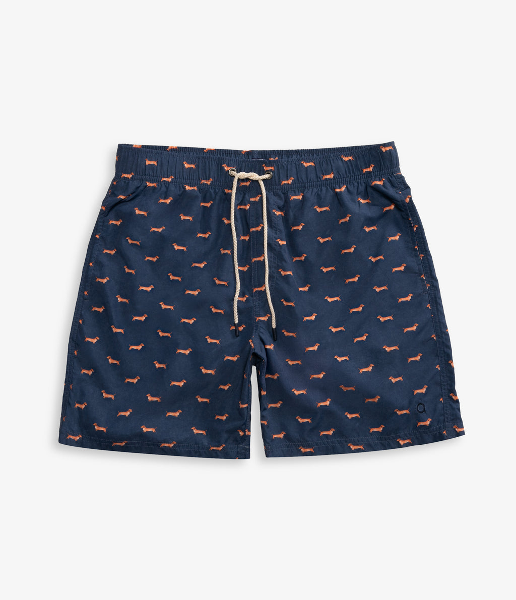 Traje de Baño Hombre Perro Salchicha