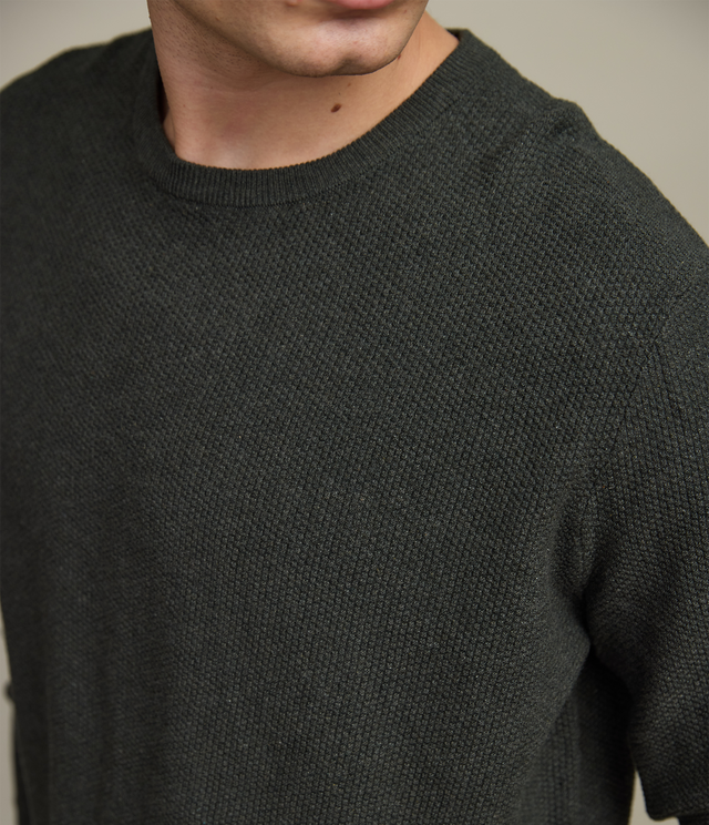 Sweater Hombre 100% Algodón Acra Verde Oscuro