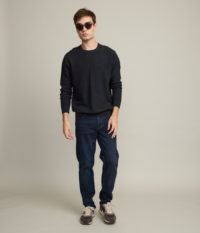 Sweater Hombre 100% Algodón Acra Gris Marengo