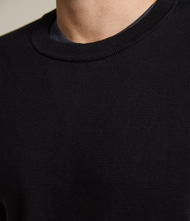 Sweater Hombre Tokio Cuello Redondo Negro