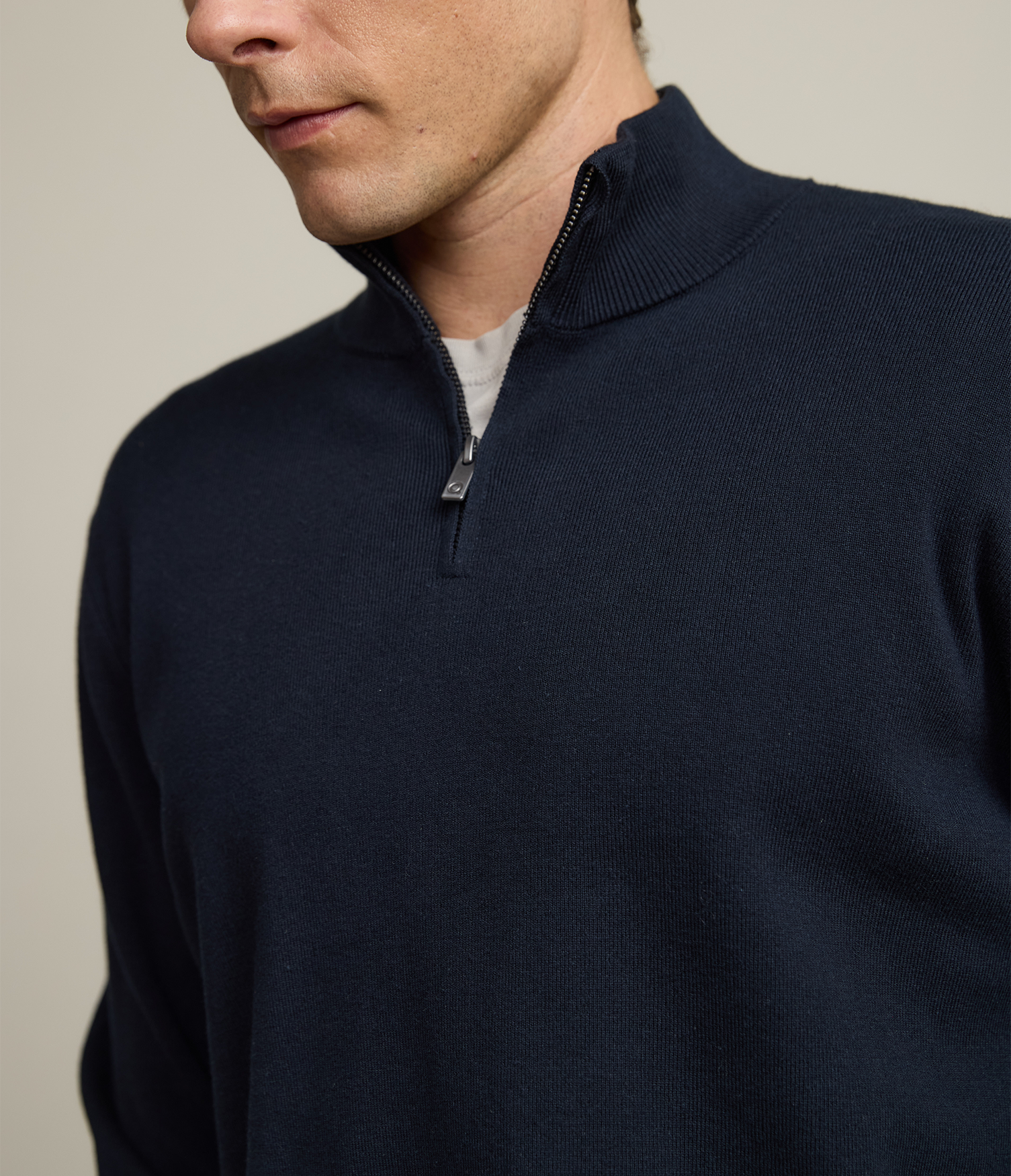 Sweater Hombre Tokio Half Zipper Azul Marino