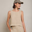 Top Mujer 100% Lino Firenze Beige