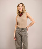 Top Mujer Tejido Stella Beige