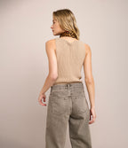 Top Mujer Tejido Stella Beige