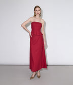 Top Mujer Viscosa Rojo Verona