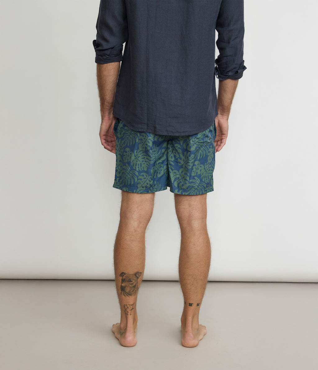 Traje de Baño Hombre Hojas