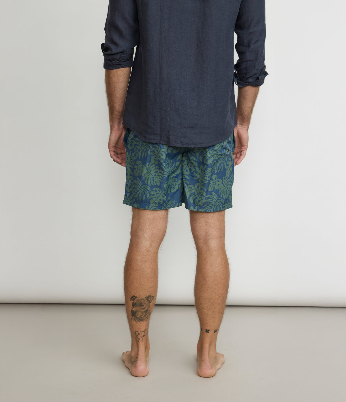 Traje de Baño Hombre Hojas
