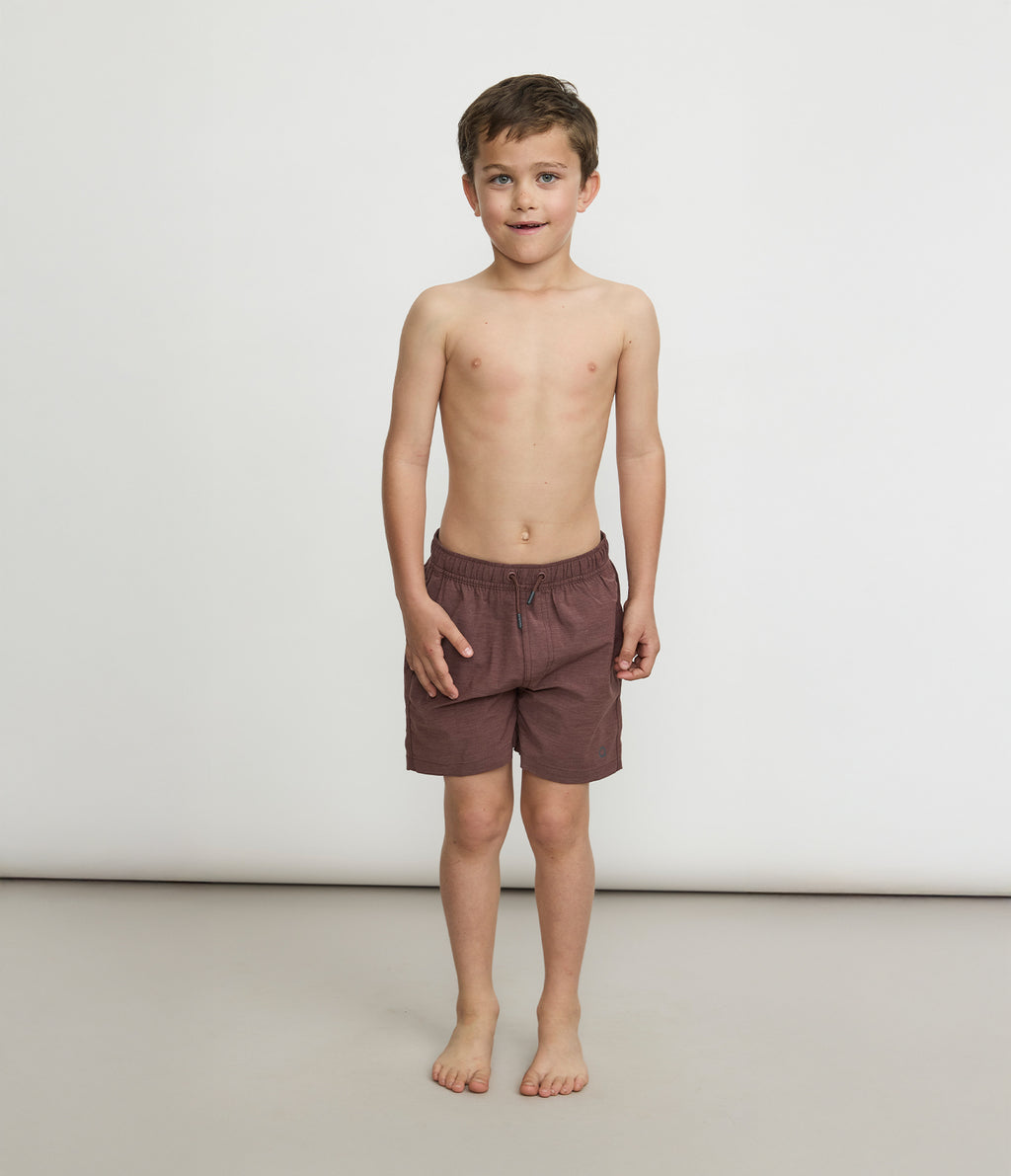 Traje de Baño Niño Vintage Burdeo