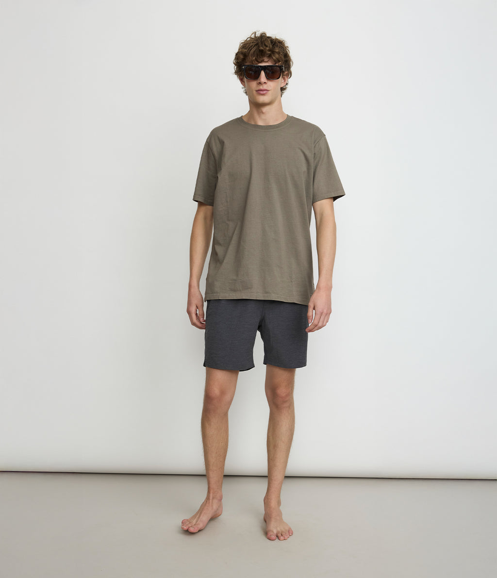Traje de Baño Hombre Vintage Negro
