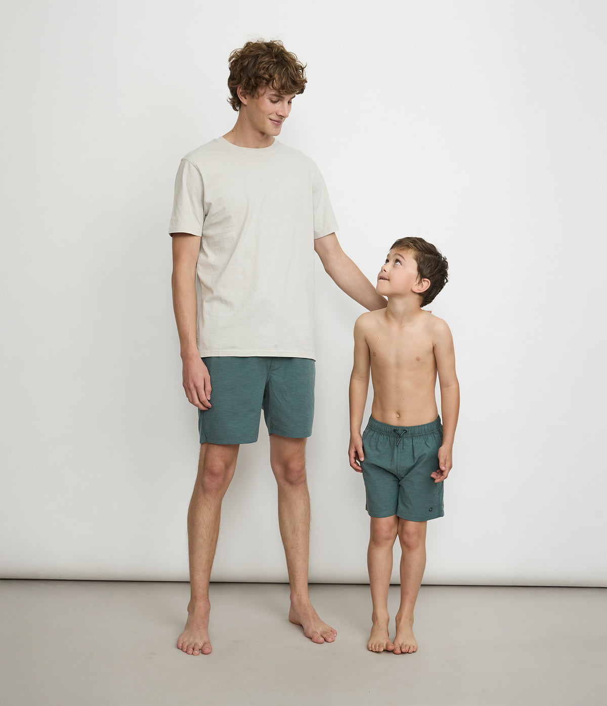 Traje de Baño Hombre Vintage Verde