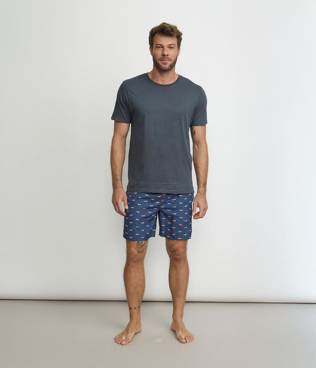 Traje de Baño Hombre Perro Salchicha