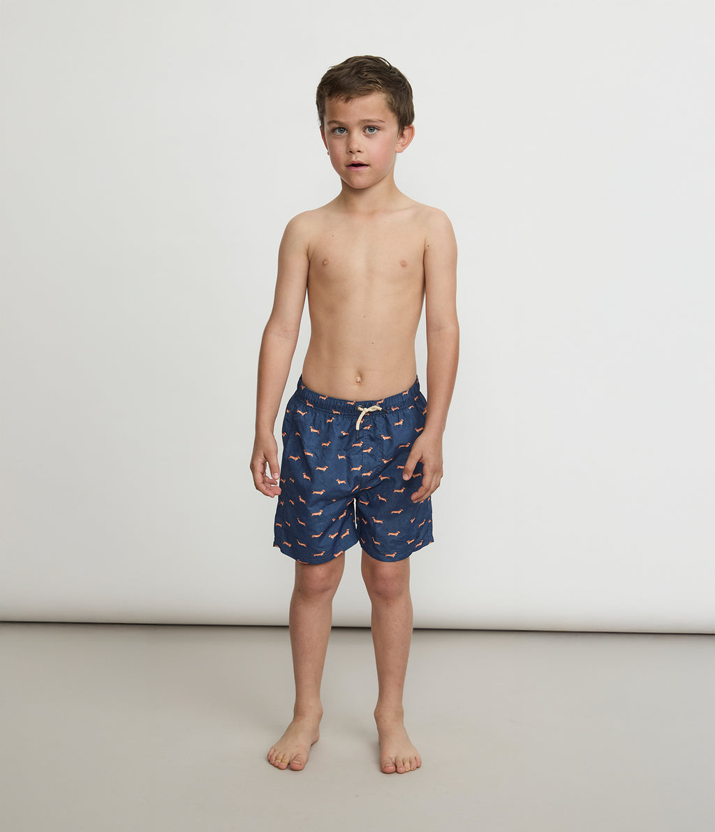 Traje de Baño Niño Perro Salchicha