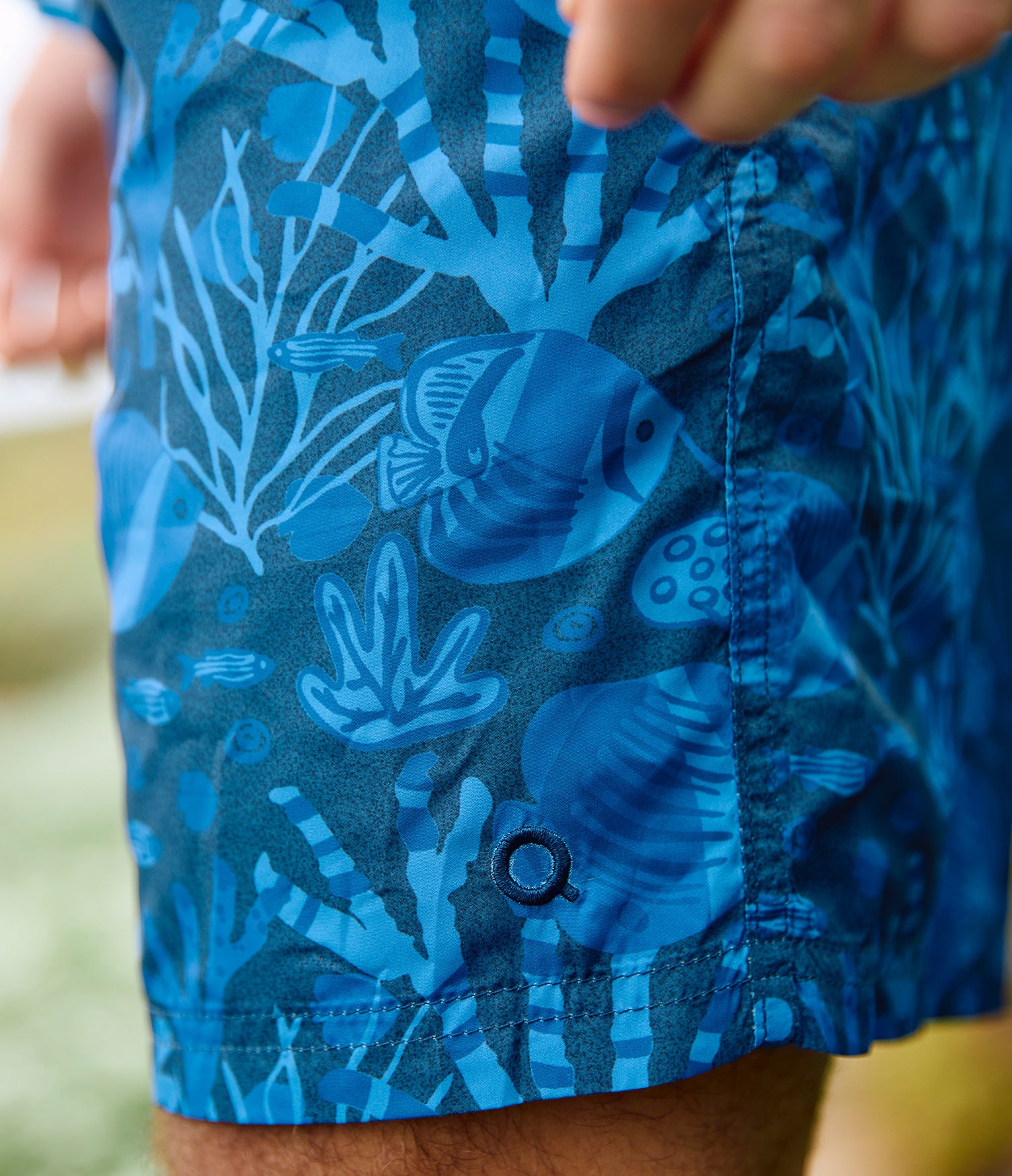 Traje de Baño Hombre Secado Rápido Coral Reef