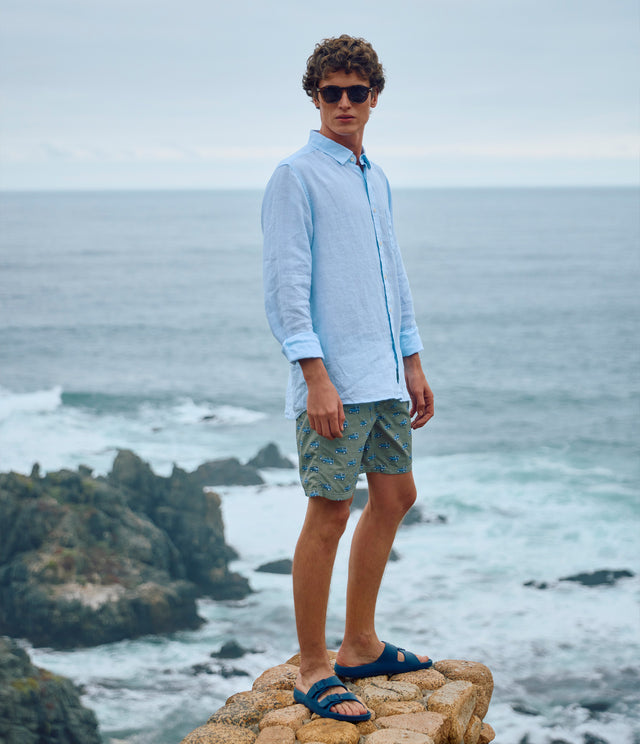 Traje de Baño Hombre Secado Rápido Safari