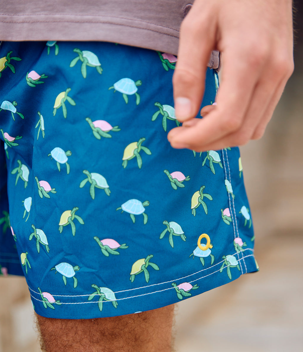Traje de Baño Hombre Secado Rápido Tiny Turtles