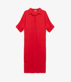 Blusón Mujer 100% Lino Firenze Rojo