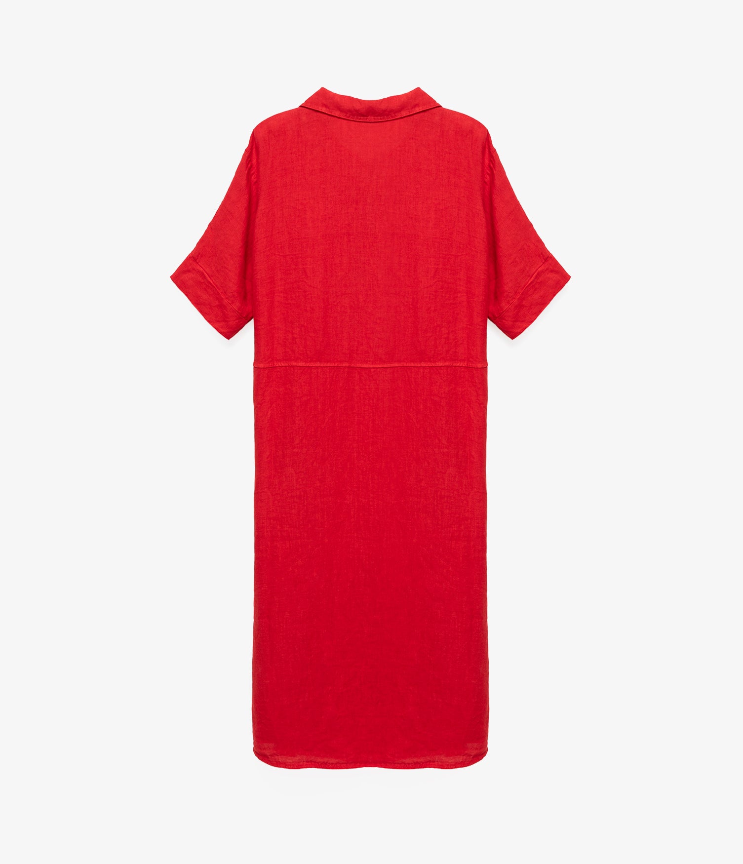 Blusón Mujer 100% Lino Firenze Rojo