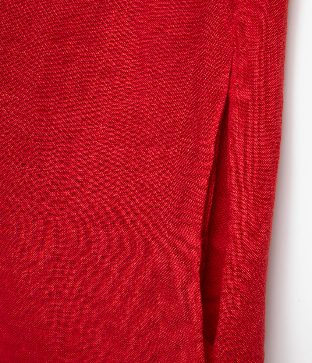 Blusón Mujer 100% Lino Firenze Rojo