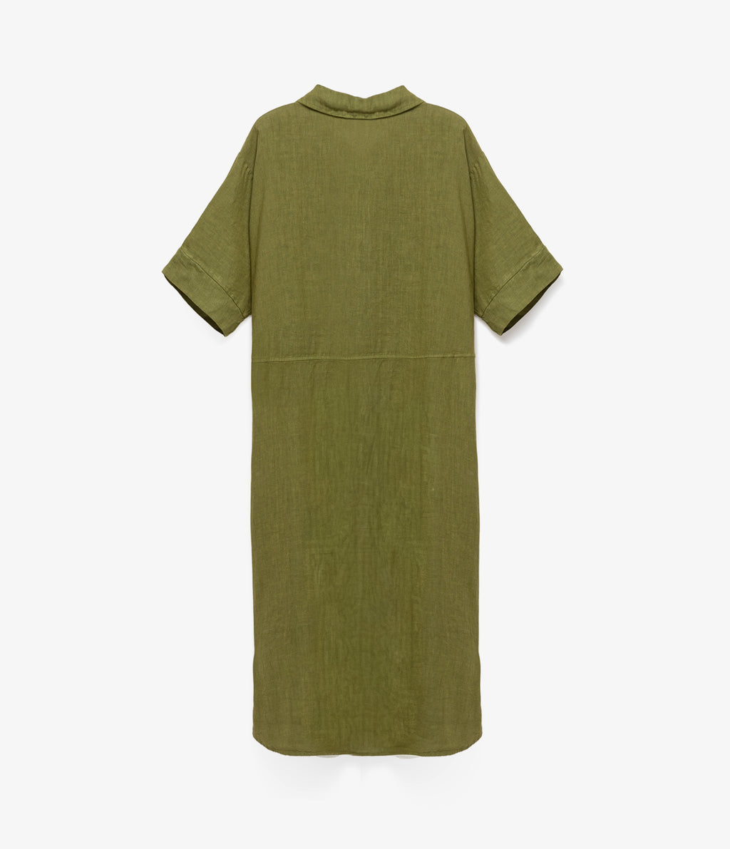 Blusón Mujer 100% Lino Firenze Verde