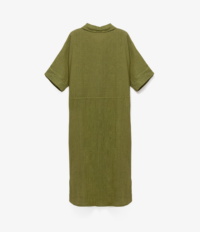 Blusón Mujer 100% Lino Firenze Verde