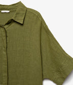 Blusón Mujer 100% Lino Firenze Verde