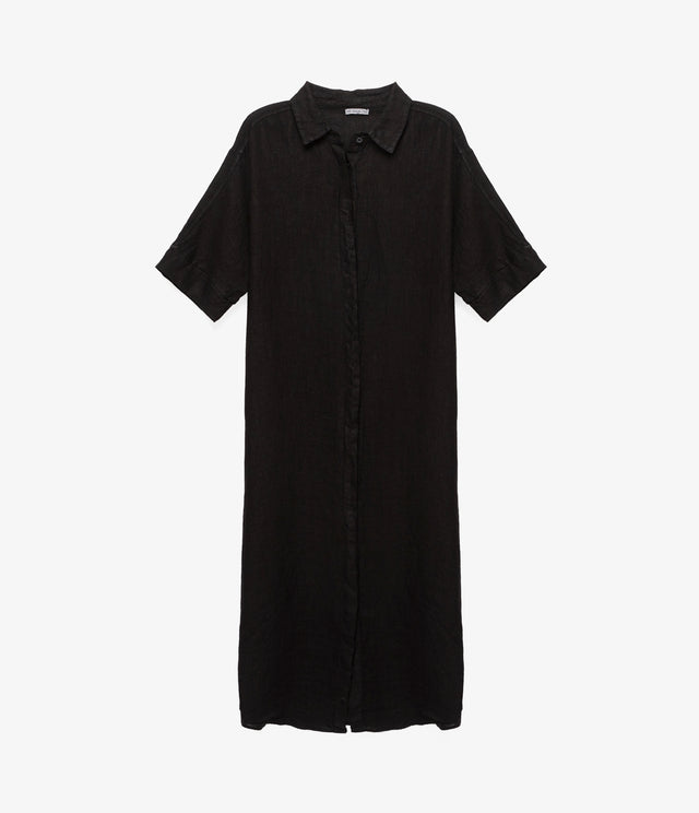 Blusón Mujer 100% Lino Firenze Negro