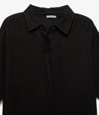 Blusón Mujer 100% Lino Firenze Negro