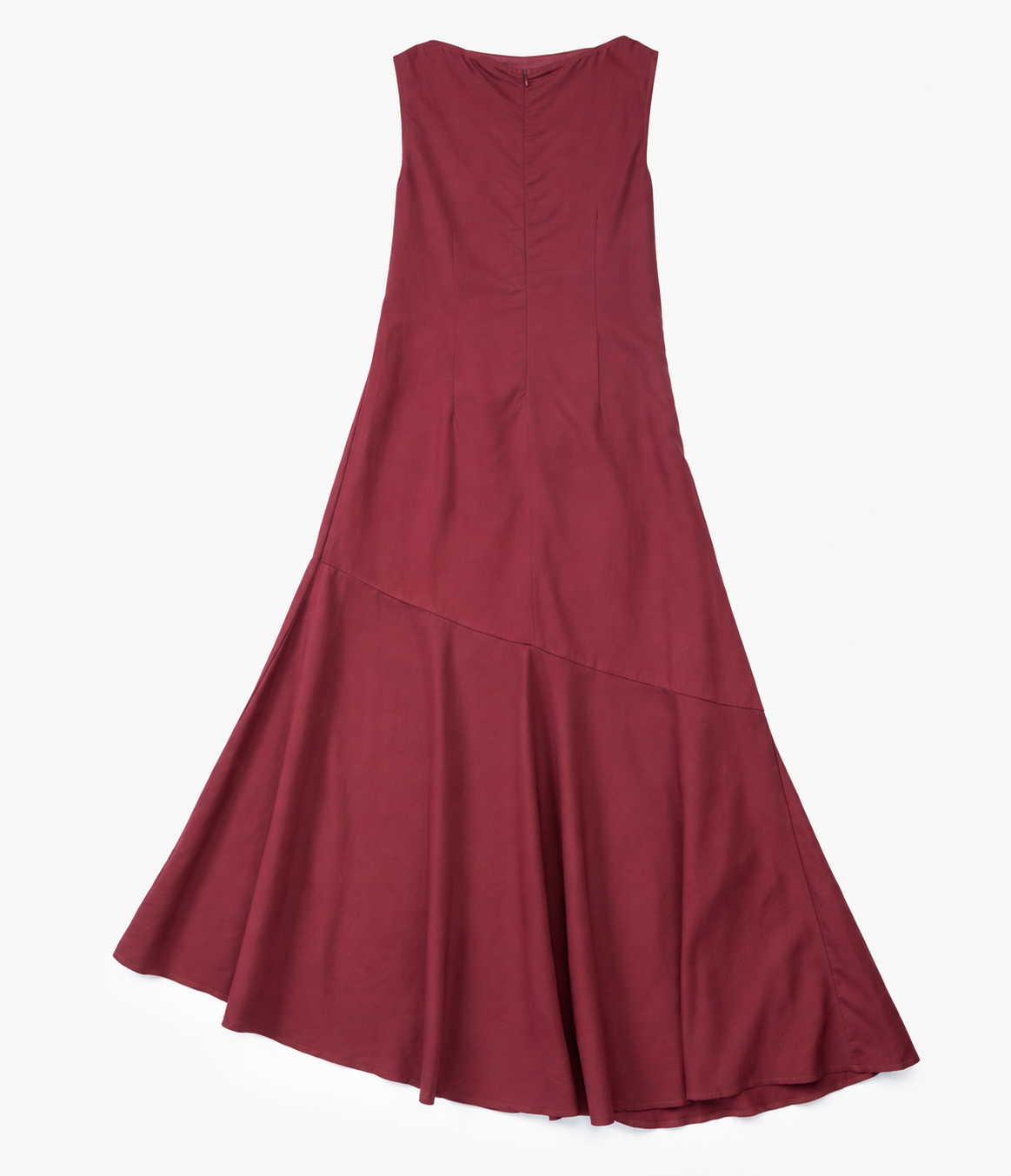 Vestido Mujer Lino Verona Burdeo