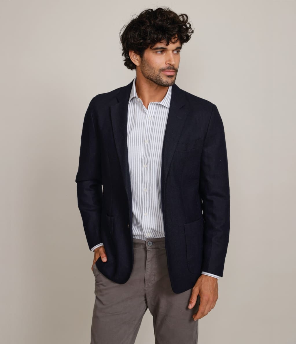 Blazer Dan Azul Marino - Parkas y Chaquetas