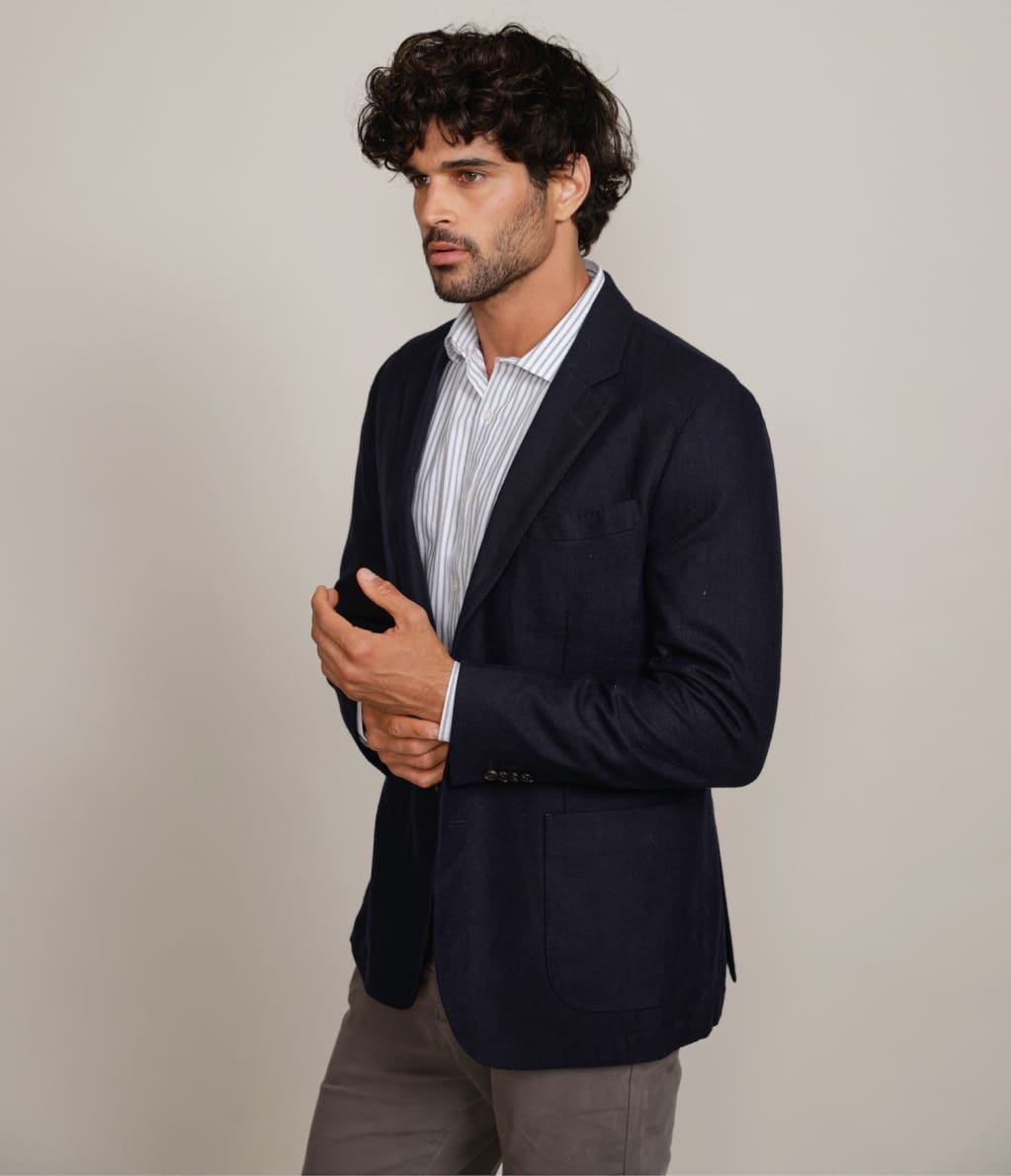 Blazer Dan Azul Marino - Parkas y Chaquetas