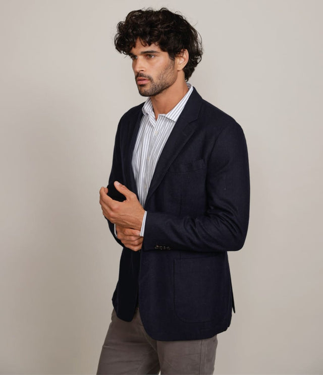 Blazer Dan Azul Marino - Parkas y Chaquetas
