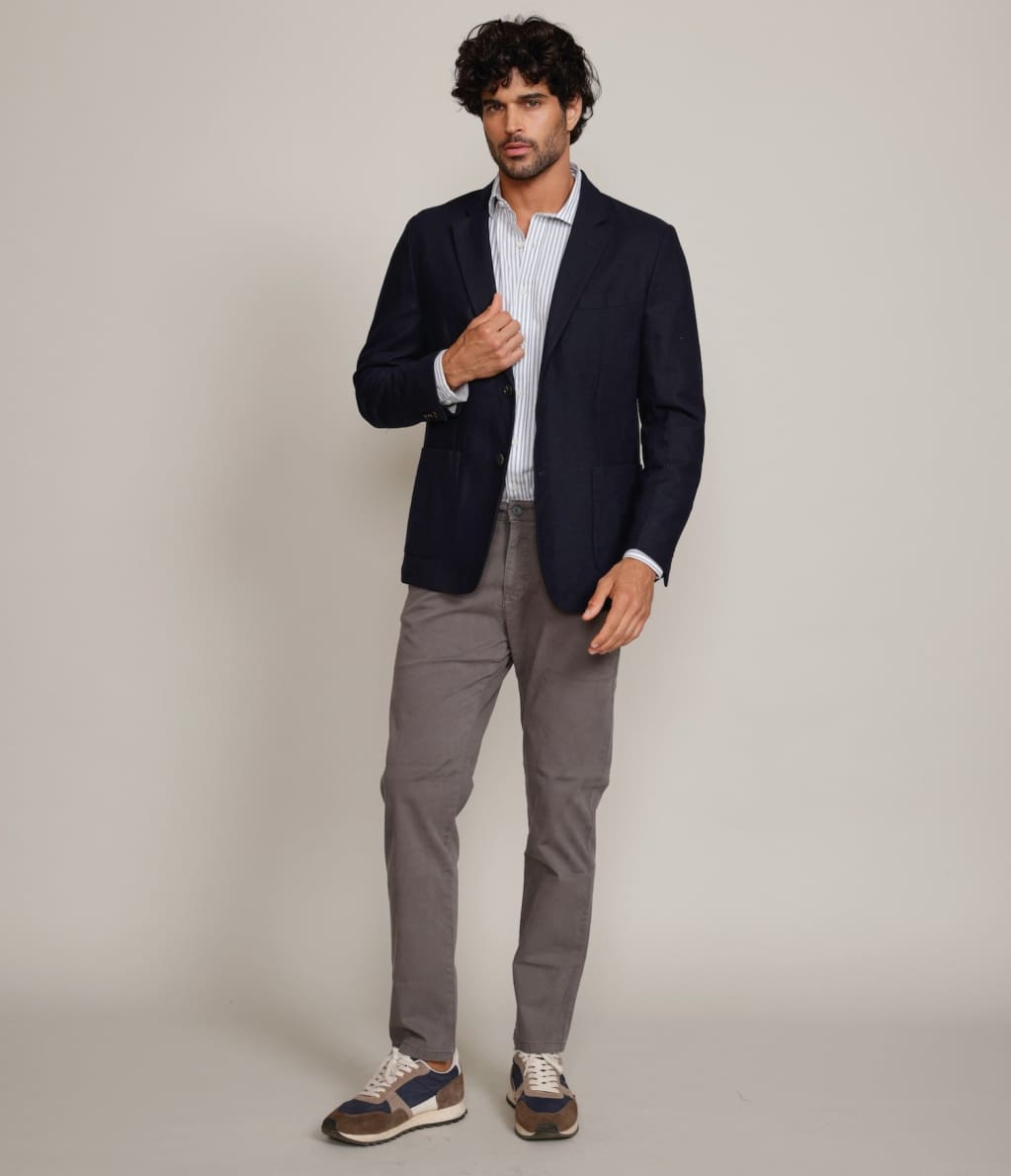 Blazer Dan Azul Marino - Parkas y Chaquetas