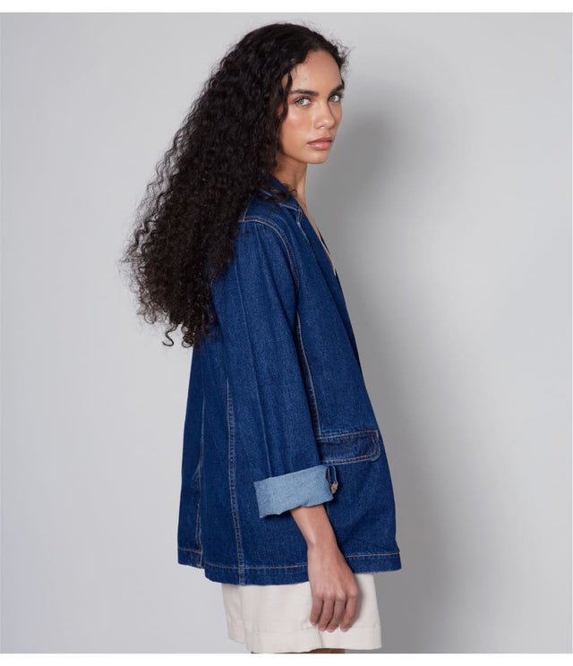 Blazer Denim - Sweater Mujer