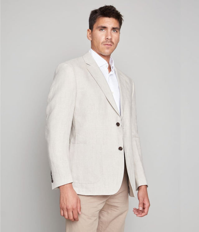 Blazer Lino Beige - Chaqueta