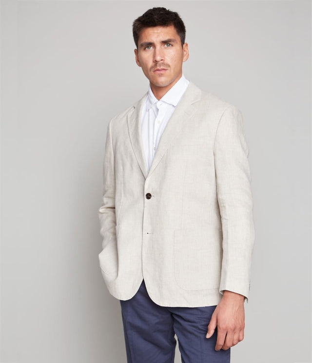 Blazer Lino Beige - Chaqueta