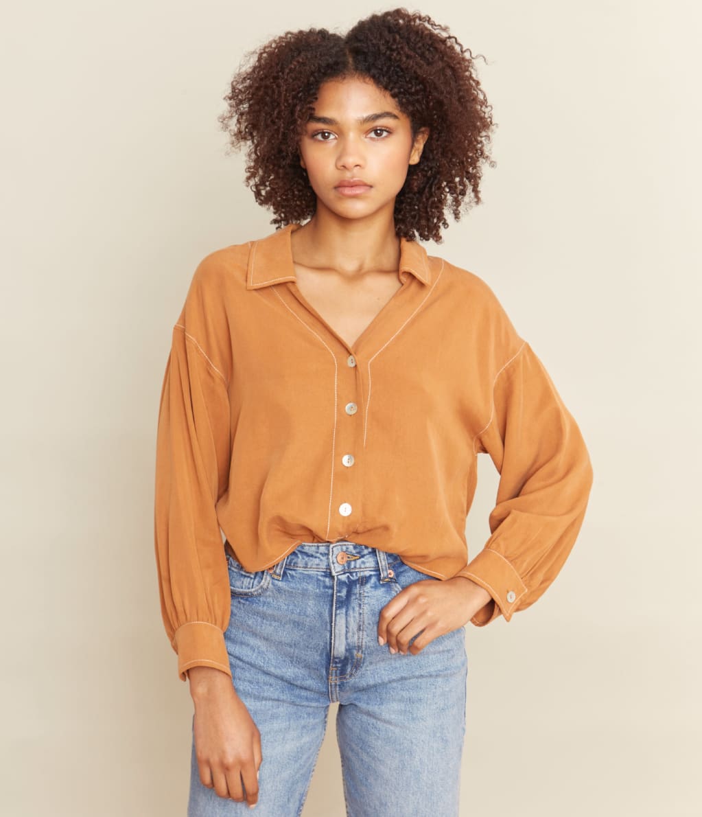 Blusa Jomara Terracota - Blusa