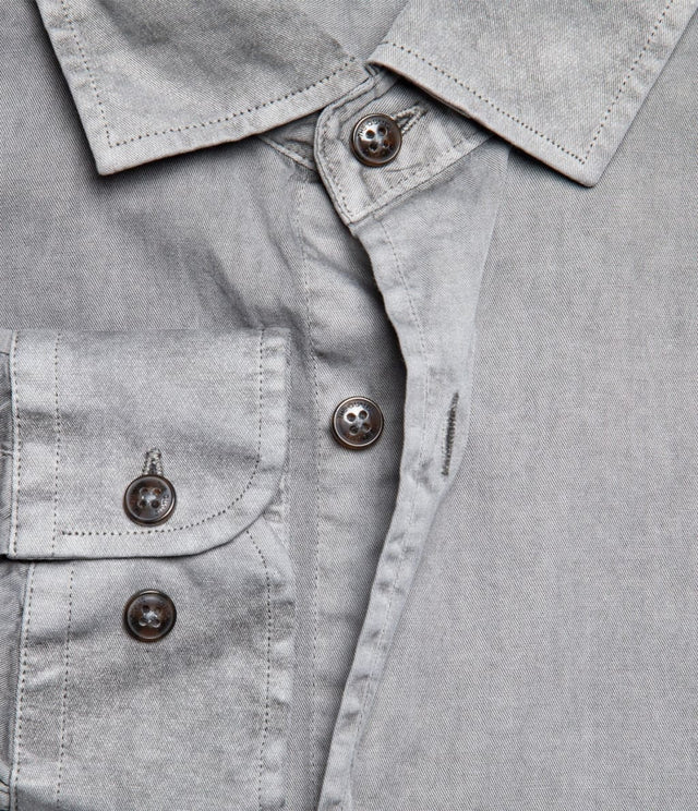 Camisa Afro Gris Claro - Camisa