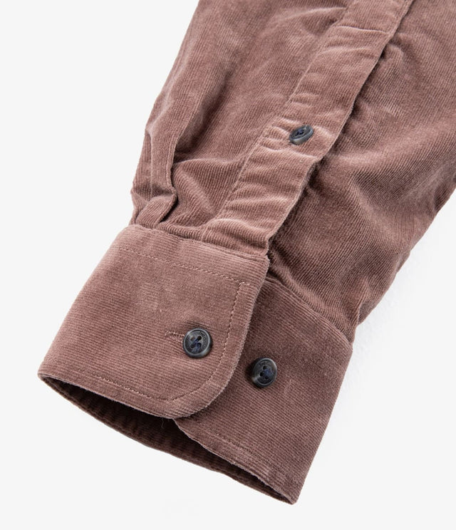 Camisa Cotelé Collins Café - Camisa