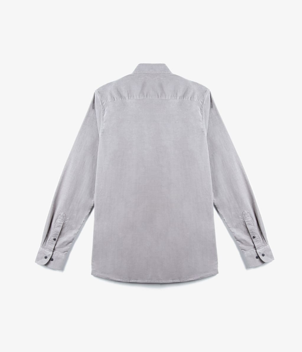 Camisa Cotelé Collins Gris - Camisa