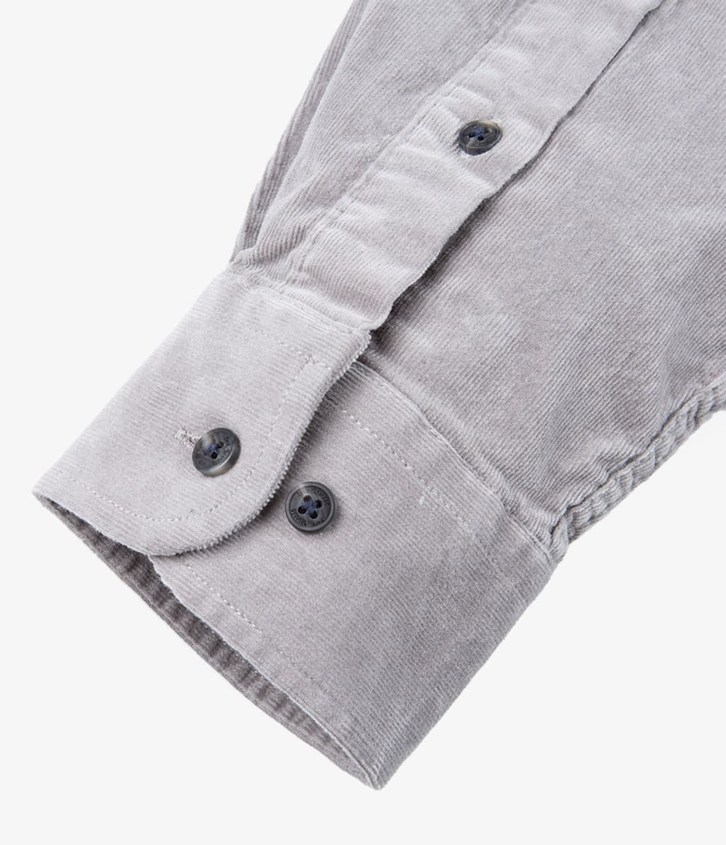 Camisa Cotelé Collins Gris - Camisa