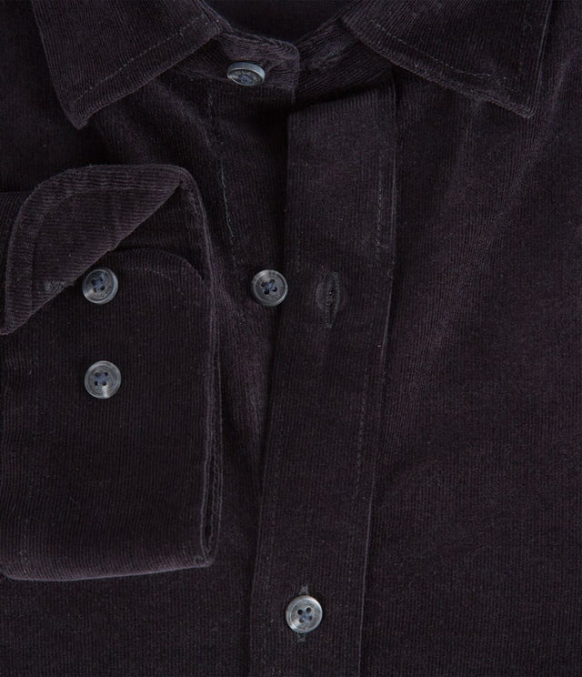 Camisa Cotelé Collins Negro - Camisa
