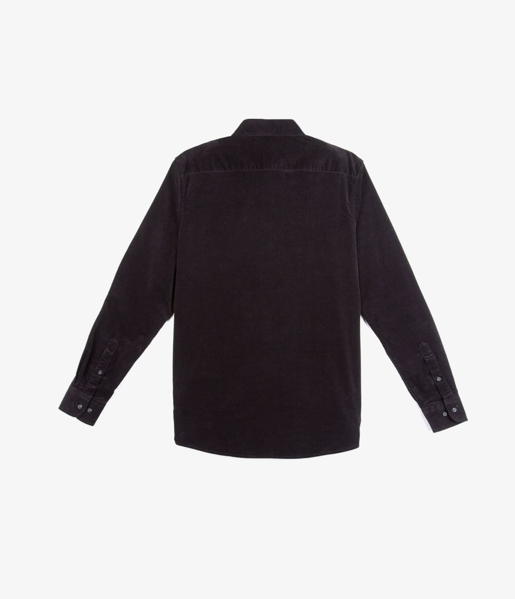 Camisa Cotelé Collins Negro - Camisa