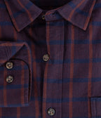 Camisa Franela Delgada Azul - Camisa