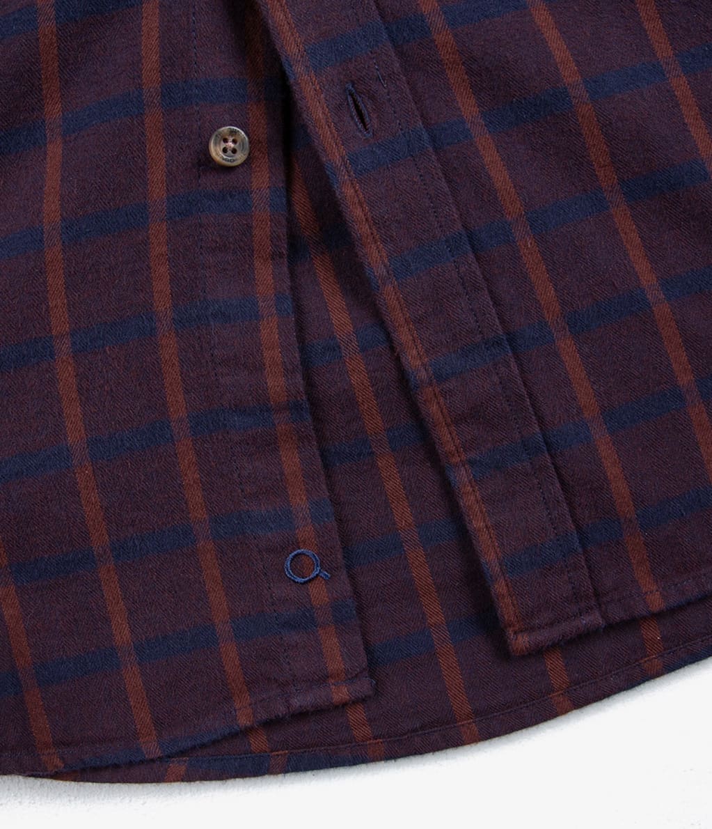 Camisa Franela Delgada Azul - Camisa