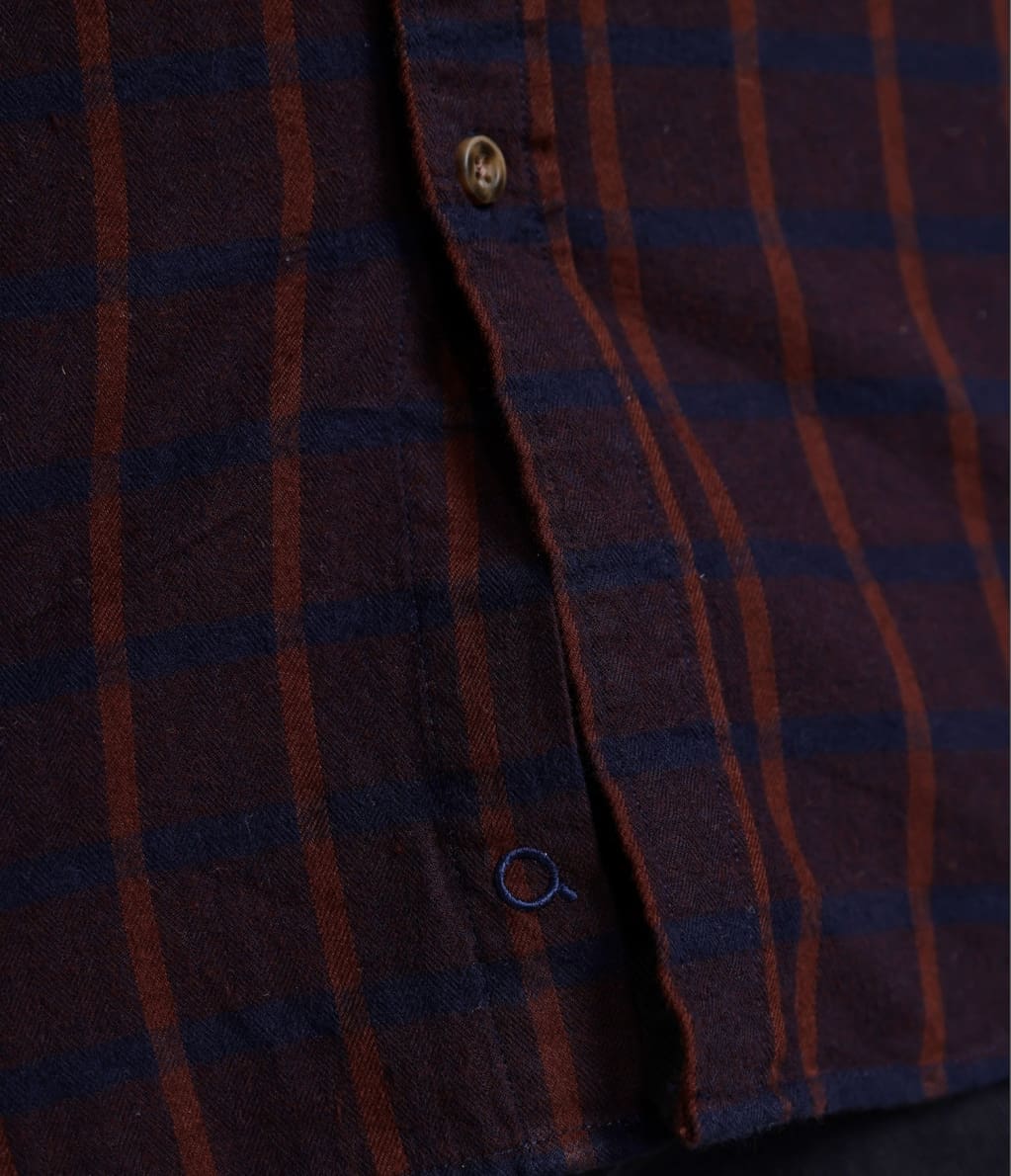 Camisa Franela Delgada Azul - Camisa