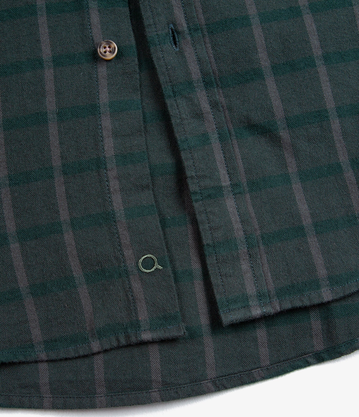 Camisa Franela Delgada Verde - Camisa