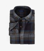 Camisa Franela Gruesa Azul - Camisa