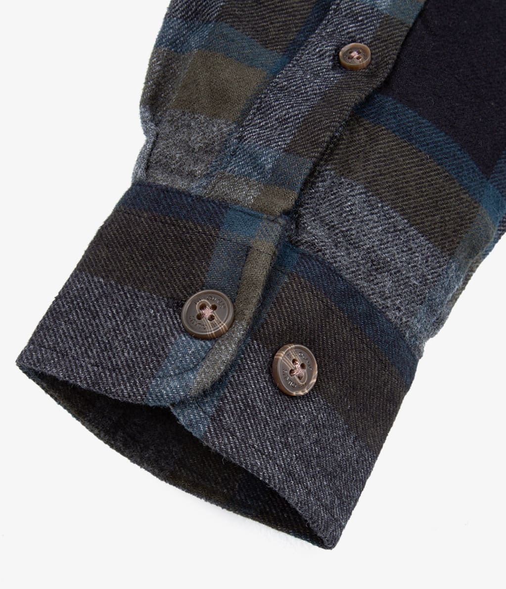 Camisa Franela Gruesa Azul - Camisa