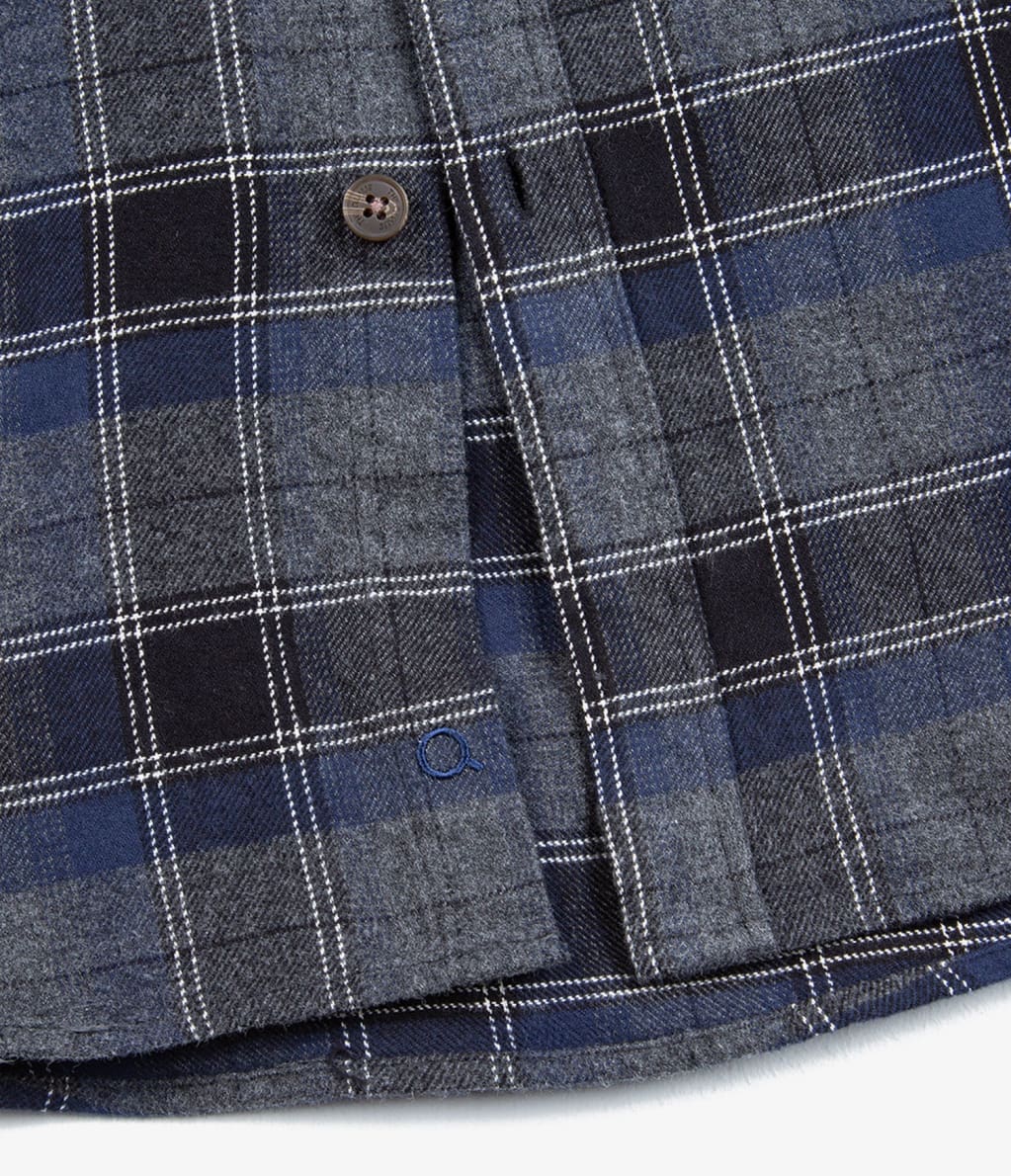 Camisa Franela Gruesa Café - Camisa